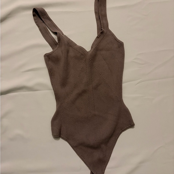 Abercrombie & Fitch Tops - Abercrombie & Fitch Tan Bodysuit